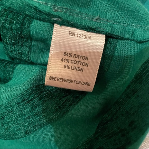 John Mark Green Tonal Stripe Tunic Top XL - Picture 11 of 13